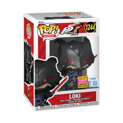 Loki Funko Pop! #1244 San Diego Comic-Con Shared stock photo in-box from Persona 5 Royal