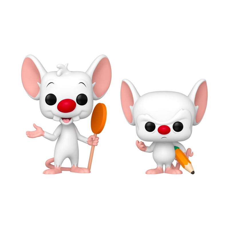 Pinky and The Brain Funko Pop 2 Pack vinyl figures out of box