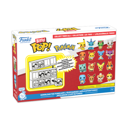 Pokemon Bitty Pop! 4-Pack Funko Pop! stock photo in-box Pokemon