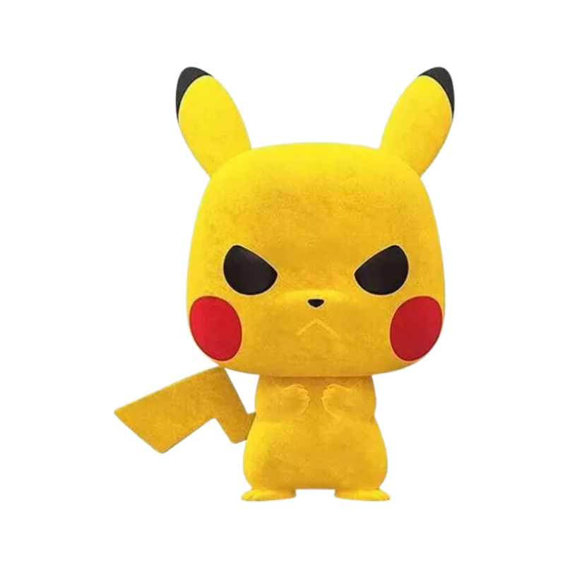 Pikachu Grumpy Funko Pop! #598 Flocked NYCC 2020 Shared stock photo out-of-box from Pokémon