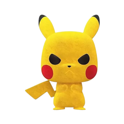 Pikachu Grumpy Funko Pop! #598 Flocked NYCC 2020 Shared stock photo out-of-box from Pokémon