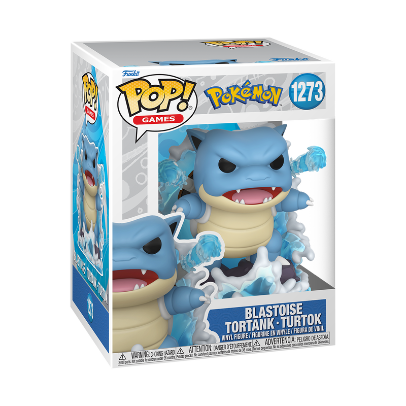 Blastoise Funko Pop! Premium #1273 stock photo in-box from Pokémon