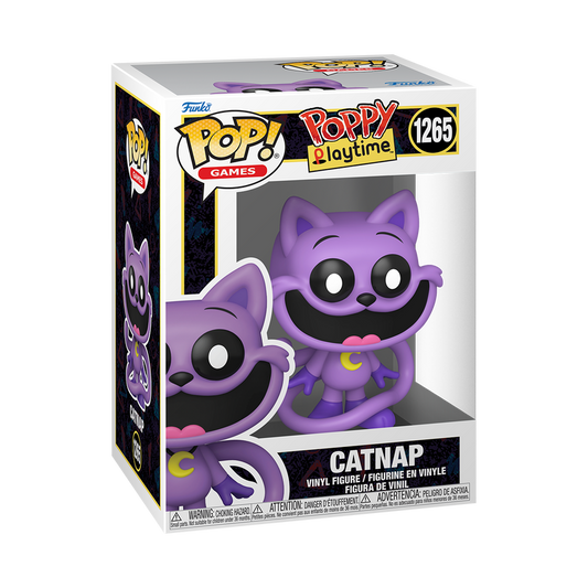 CatNap Funko Pop! #1265 stock photo in-box from Poppy Playtime