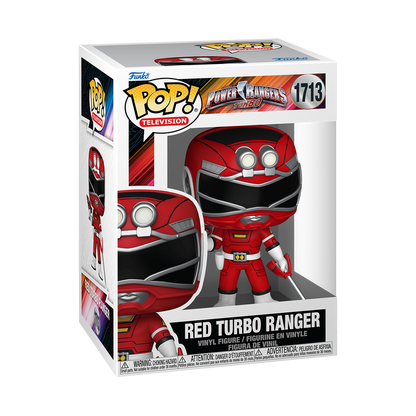 Power Rangers Turbo Red Turbo Ranger Funko Pop Packaging