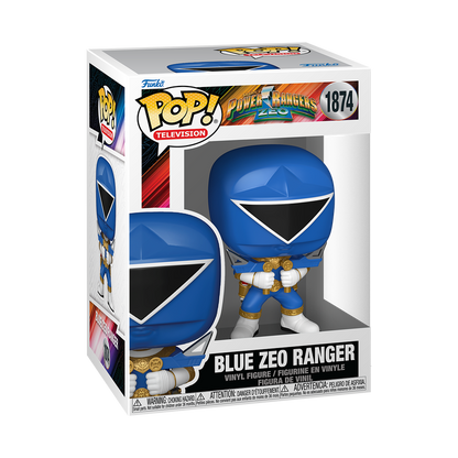 Blue Zeo Ranger Funko Pop! #1874 stock photo in-box Power Rangers Zeo