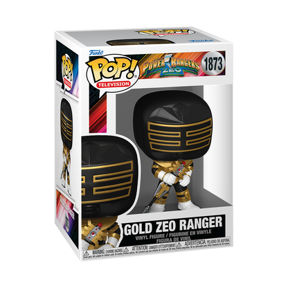 Gold Zeo Ranger Funko Pop! #1873 stock photo in-box Power Rangers Zeo