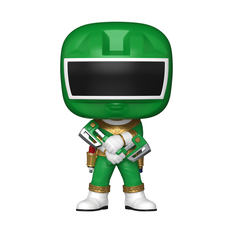 Green Zeo Ranger Funko Pop! #1875 stock photo out-of-box Power Rangers Zeo