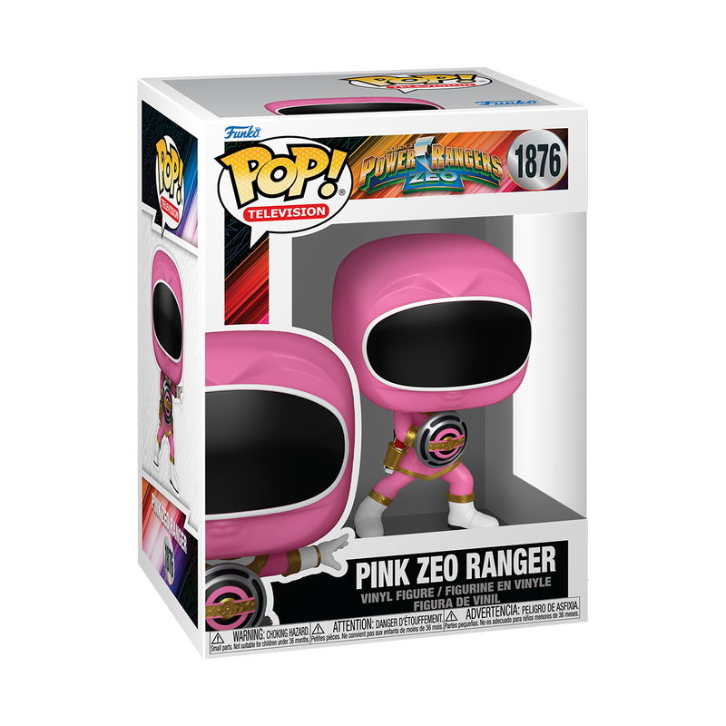 Pink Zeo Ranger Funko Pop! #1876 stock photo in-box Power Rangers Zeo