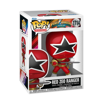 Power Rangers Zeo Red Zeo Ranger Funko Pop Packaging