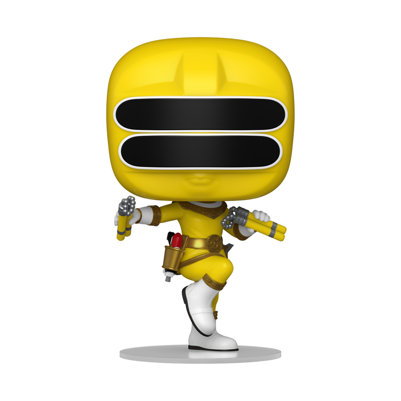 Yellow Zeo Ranger Funko Pop! #1877 stock photo out-of-box Power Rangers Zeo