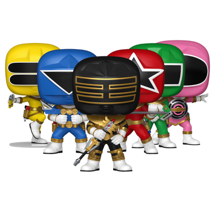 Zeo Rangers Set Funko Pop! #1714 1873 1874 1875 1876 1877 stock photo out-of-box Power Rangers Zeo