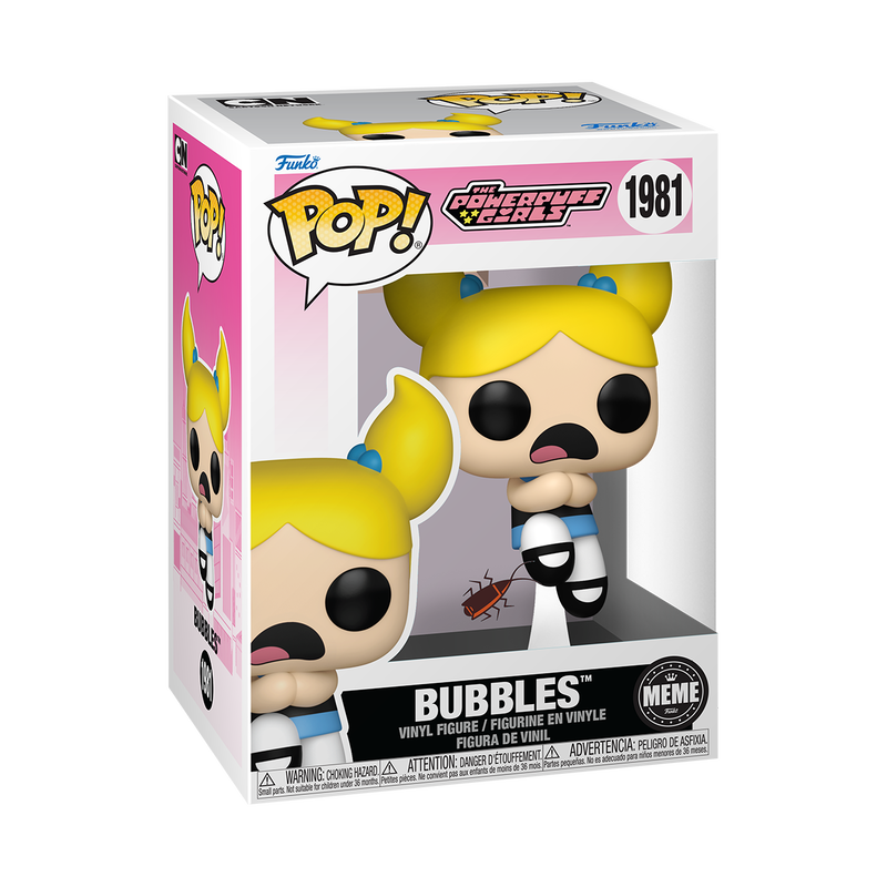 The Powerpuff Girls Bubbles Meme Funko Pop Packaging