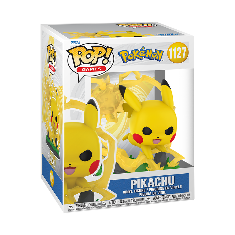 Pikachu Funko Pop! #1127 stock photo in-box Premium Pokémon