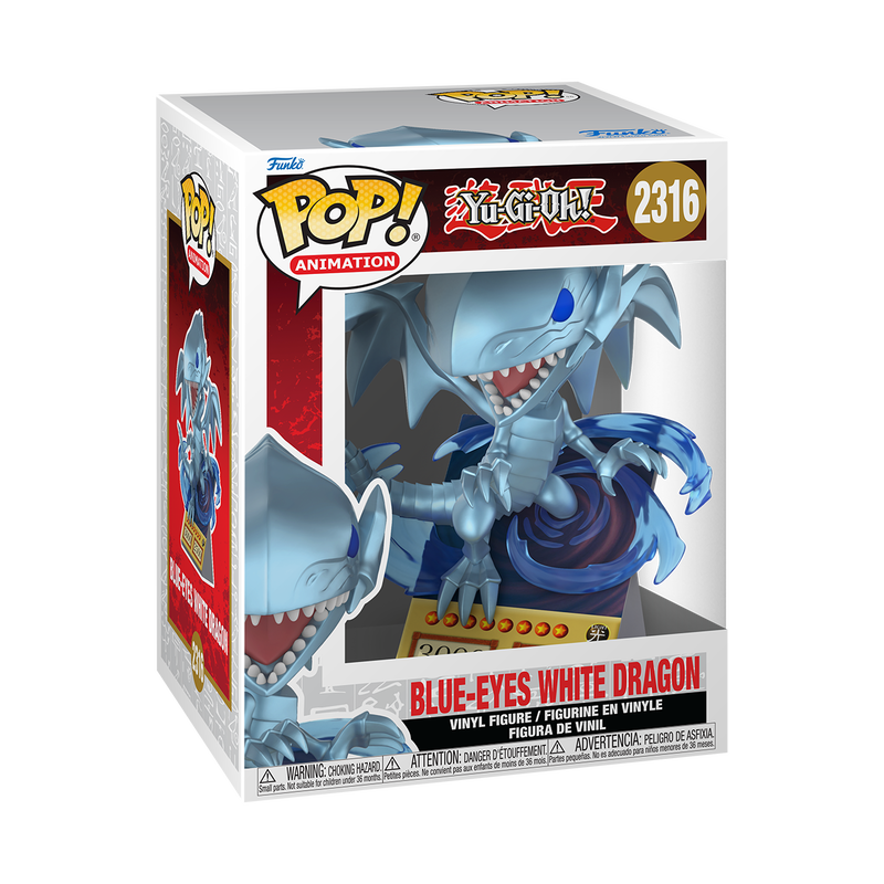 Blue-Eyes White Dragon Funko Pop! Premium #2316 stock photo in-box from Yu-Gi-Oh!