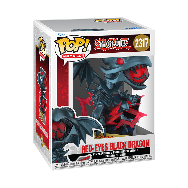 Red-Eyes Black Dragon Funko Pop! Premium #2317 stock photo in-box from Yu-Gi-Oh!