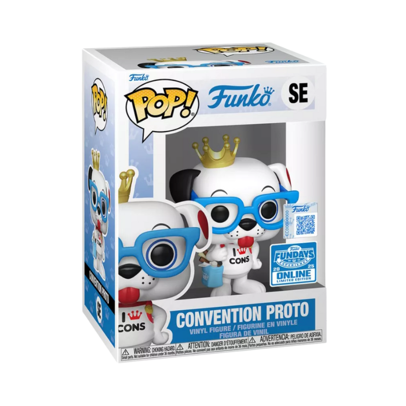 Funko Pop! Funko Proto the Dog SE Funko Fundays 2025 online limited edition figure shown inside original retail packaging