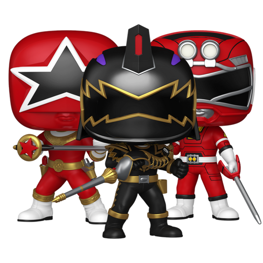 Power Rangers Turbo Duno Thunder Zeo Funko Pop Figure Set