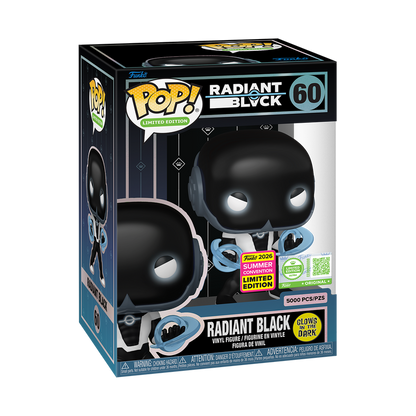 Radiant Black Funko Pop! #60 Glow Ultra Limited Edition 5000 Pcs San Diego Comic-Con Shared stock photo in-box from Radiant Black
