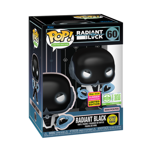 Radiant Black Funko Pop! #60 Glow Ultra Limited Edition 5000 Pcs San Diego Comic-Con Shared stock photo in-box from Radiant Black