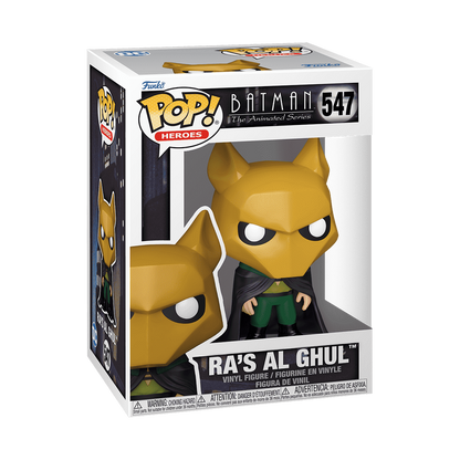 Ra's Al Ghul Batman Animated Series Funko Pop Packaging