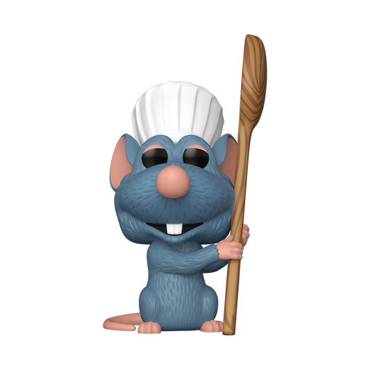 Remy with Cooking Spoon Funko Pop! #1795 stock photo out-of-box from Ratatouille