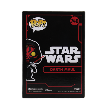 Ray Park Signed Darth Maul Star Wars Funko Pop Figure Back