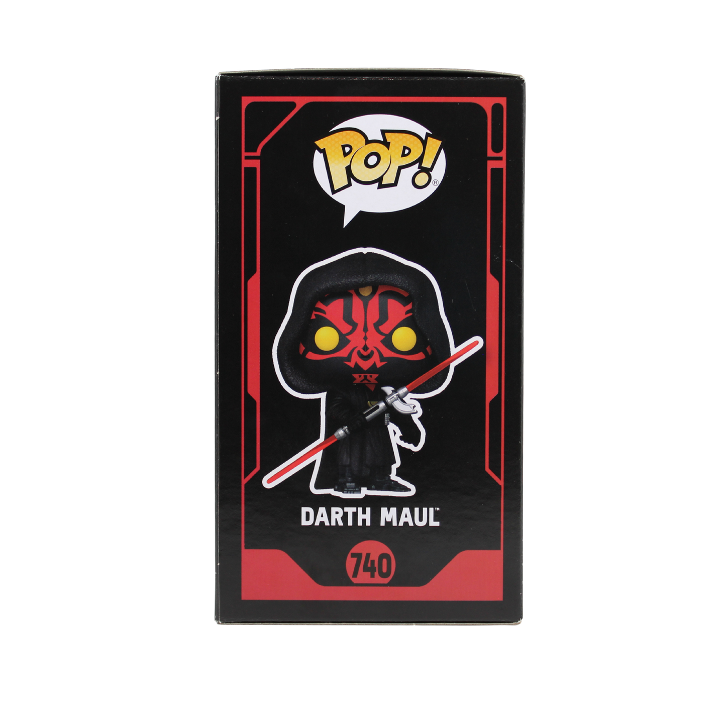 Ray Park Signed Darth Maul Star Wars Funko Pop Figure Left Side