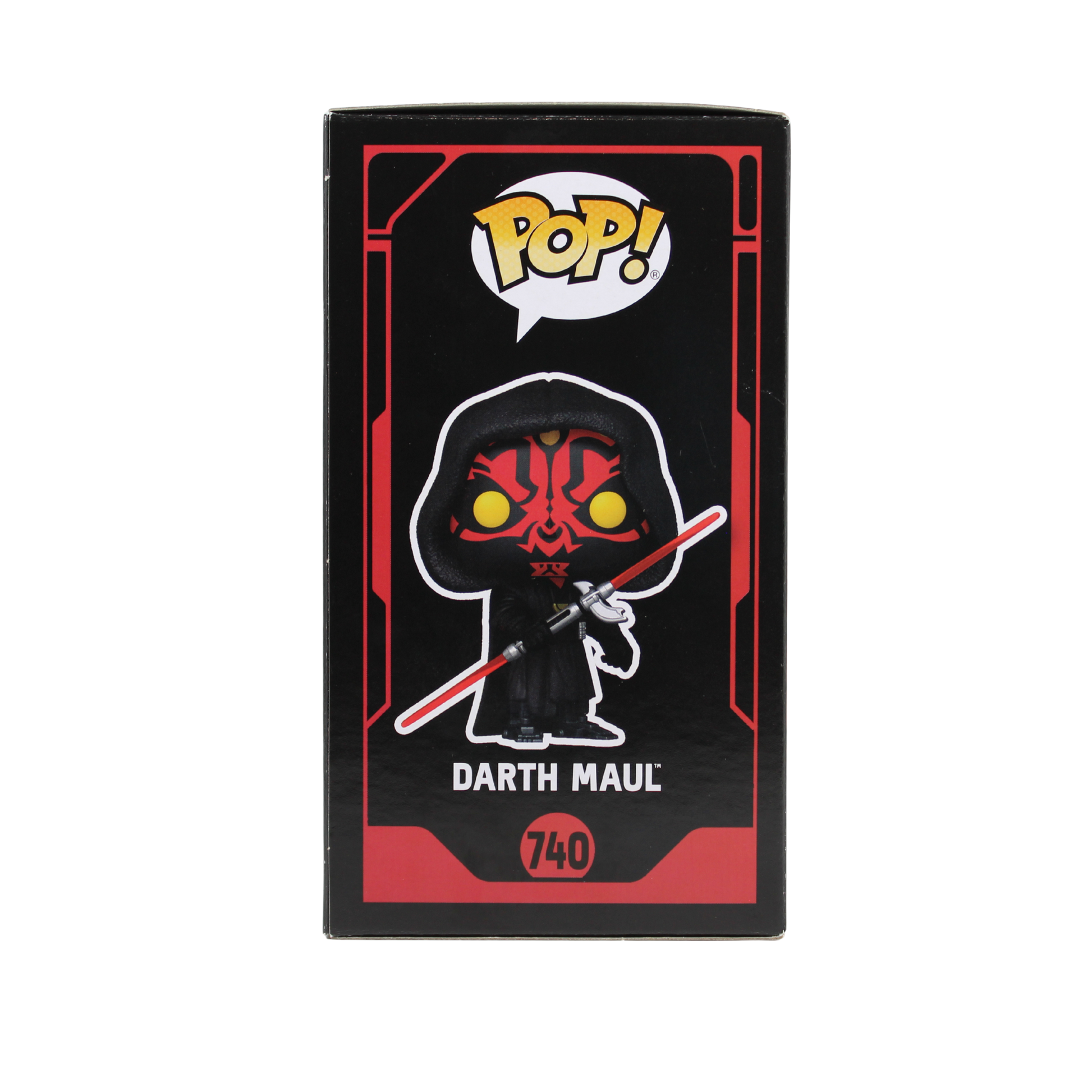 Ray Park Signed Darth Maul Star Wars Funko Pop Figure Left Side