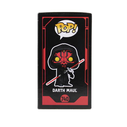 Ray Park Signed Darth Maul Star Wars Funko Pop Figure Left Side