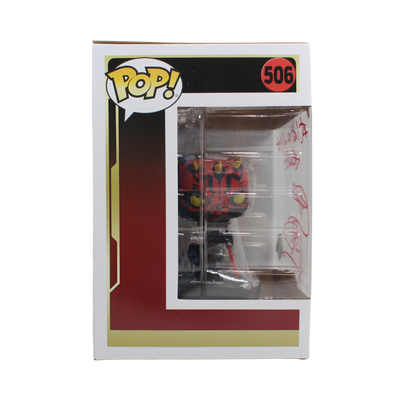 Ray Park Signed Duel Fates Darth Maul Star Wars Funko Pop Figure Special Edition Left Side