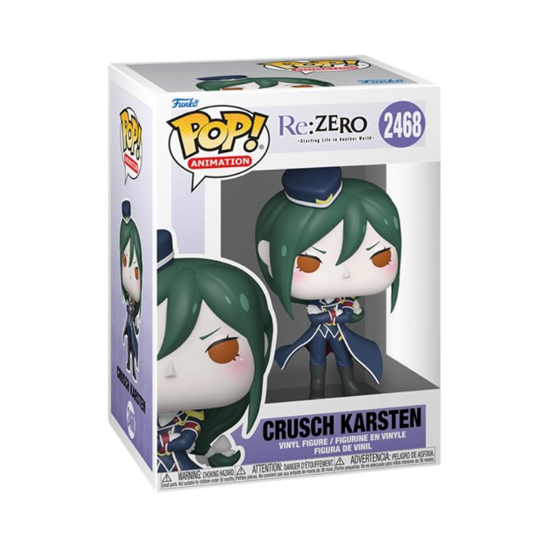 Crusch Karsten Funko Pop! #2468 stock photo in-box from Re:Zero - Starting Life in Another World