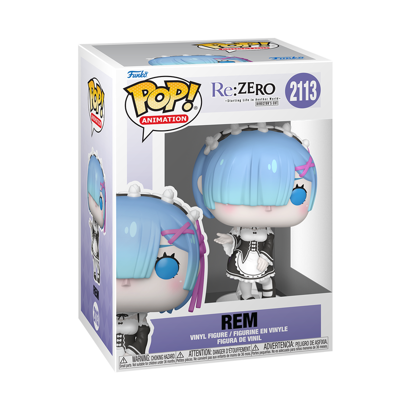 Funko Pop! Re:Zero Rem #2113 Funko Pop box packaging front view