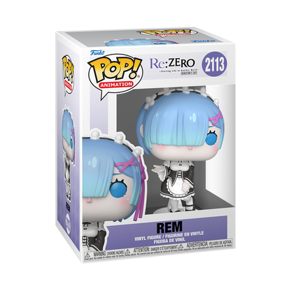 Funko Pop! Re:Zero Rem #2113 Funko Pop box packaging front view