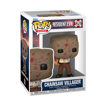 Chainsaw Villager Funko Pop! #1292 stock photo in-box from Resident Evil 4