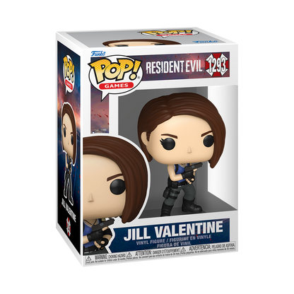 Jill Valentine Funko Pop! #1293 stock photo in-box from Resident Evil