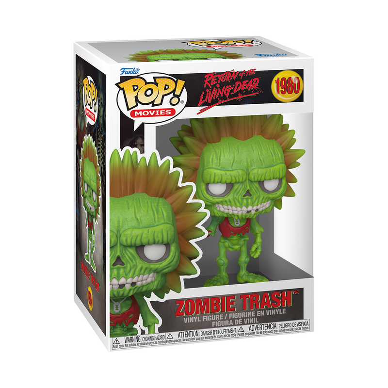 Zombie Trash Funko Pop! #1980 stock photo in-box from Return of the Living Dead