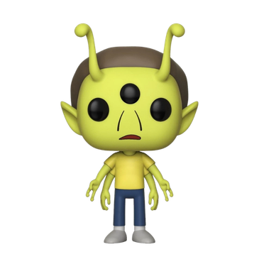Alien Morty Funko Pop! #338 Spring Convention Exclusive 2018 stock photo out-of-box from Rick and Morty