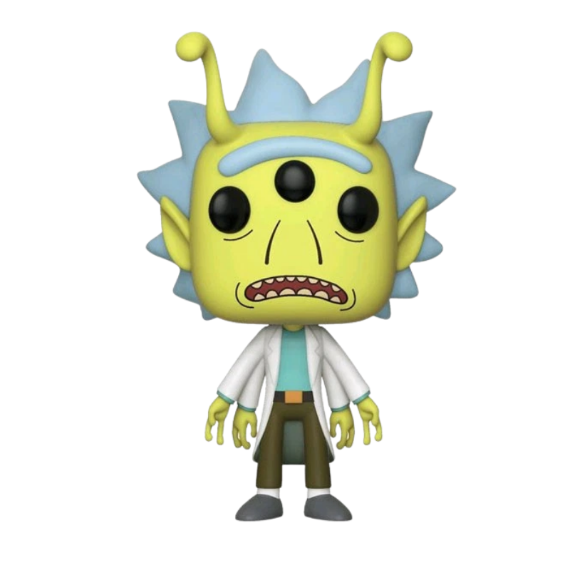 Alien Rick Funko Pop! #337 2018 Spring Convention Exclusive stock photo out-of-box from Rick and Morty