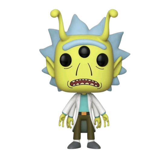 Alien Rick Funko Pop! #337 2018 Spring Convention Exclusive stock photo out-of-box from Rick and Morty