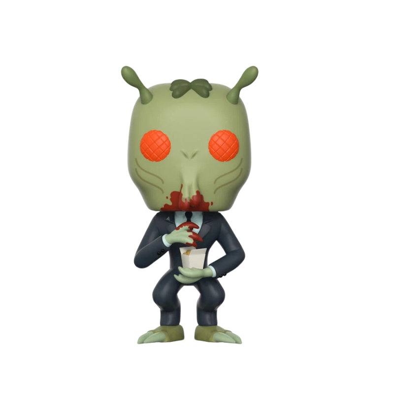 Cornvelious Daniel Funko Pop! #334 stock photo out-of-box from Rick and Morty