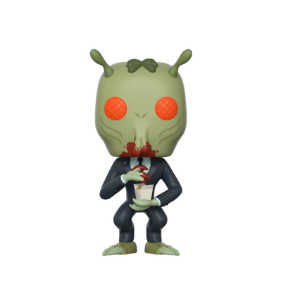 Cornvelious Daniel Funko Pop! #334 stock photo out-of-box from Rick and Morty