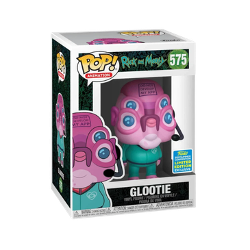 Glootie Funko Pop! #575 Summer Convention Exclusive 2019 stock photo in-box from Rick and Morty