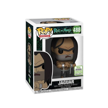 Jaguar Funko Pop! #488 Spring Convention Exclusive 2019 stock photo in-box from Rick and Morty