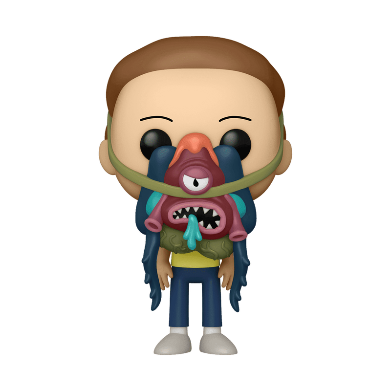 Morty with Glorzo Funko Pop! #954 stock photo out-of-box from Rick and Morty