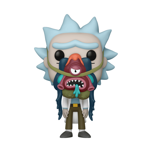 Rick with Glorzo Funko Pop! #956 stock photo out-of-box from Rick and Morty