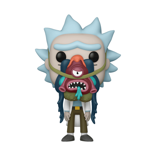Rick with Glorzo Funko Pop! #956 stock photo out-of-box from Rick and Morty
