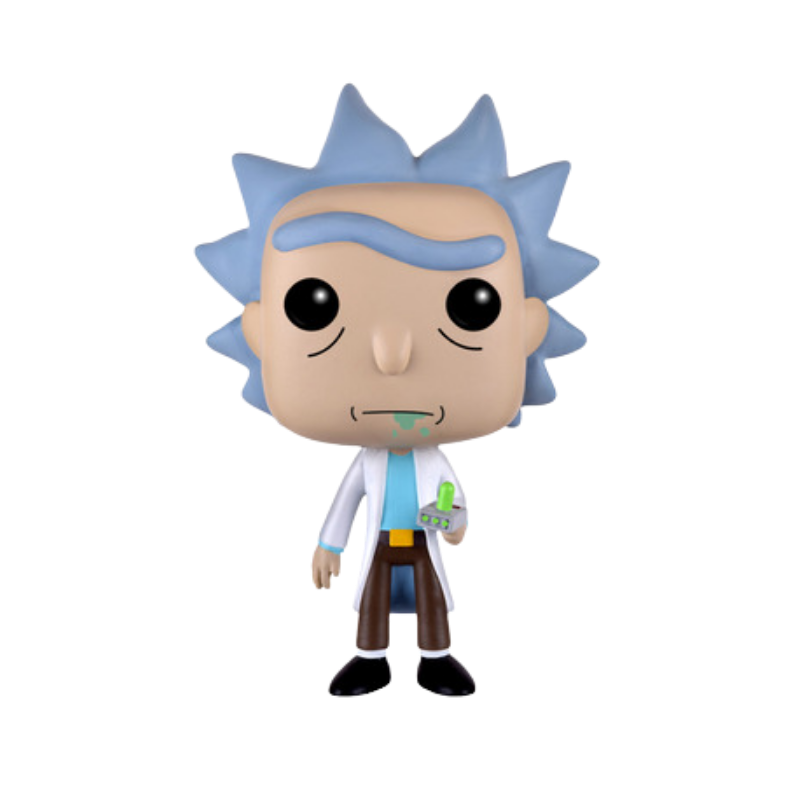 Rick with Portal Gun Funko Pop! #114 Hot Topic Exclusive stock photo out-of-box from Rick and Morty