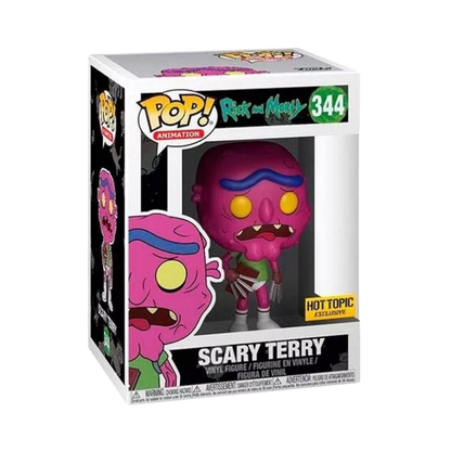 Scary Terry Funko Pop! #344 Hot Topic Exclusive stock photo in-box from Rick and Morty