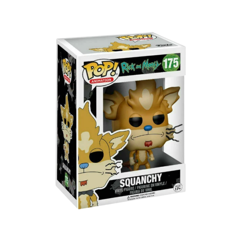 Squanchy Funko Pop! #175 stock photo in-box from Rick and Morty