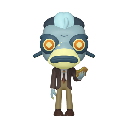 Tony Funko Pop! #650 GameStop Exclusive stock photo out-of-box from Rick and Morty